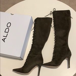 Aldo army Green Laceyy Boot